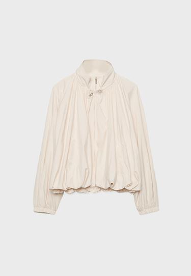 Technical windbreaker — Ecru 7