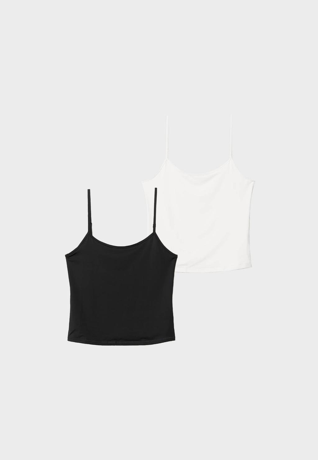Pack 2 camisetas básicas tirantes