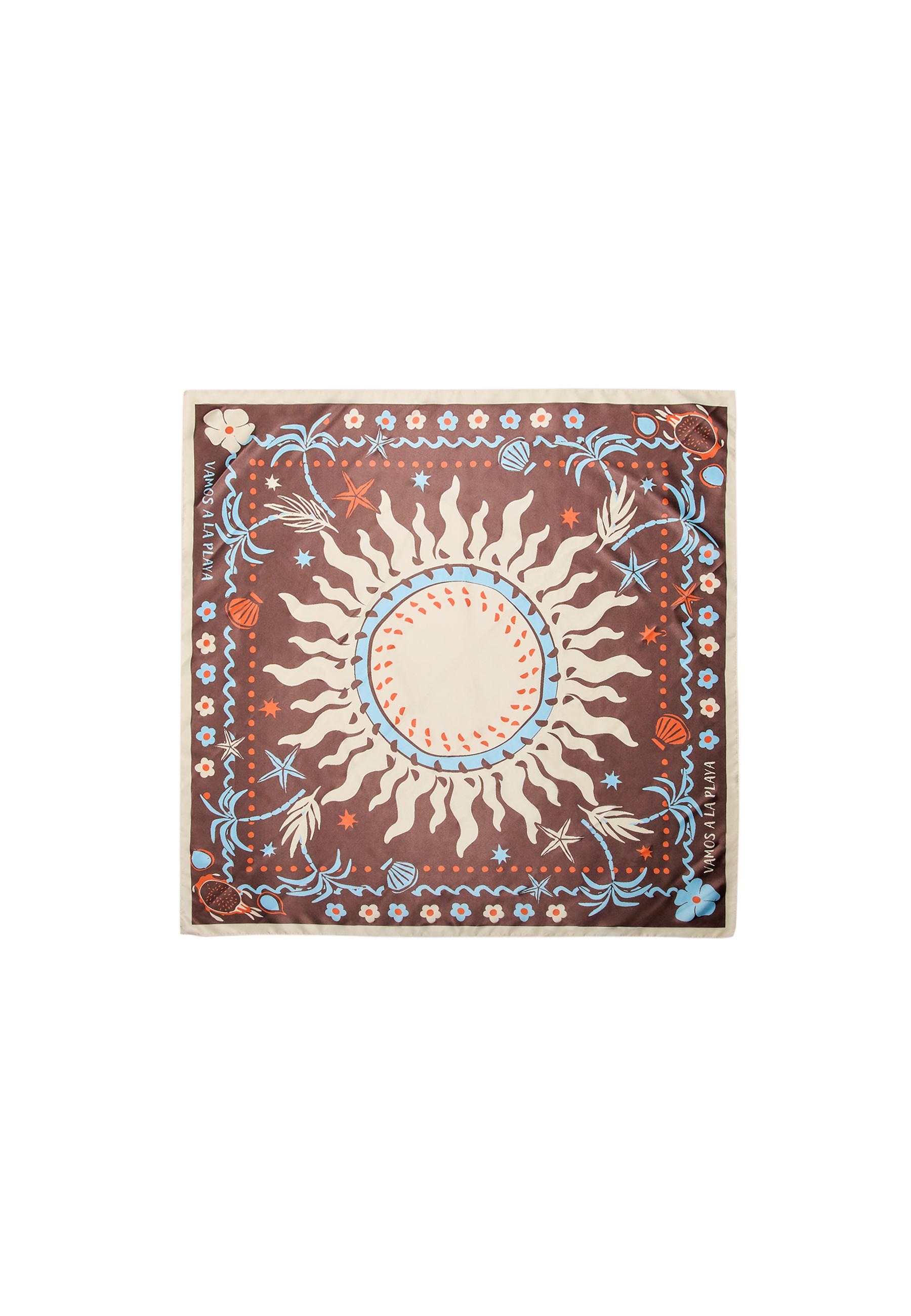 Underwater scarf — Brown