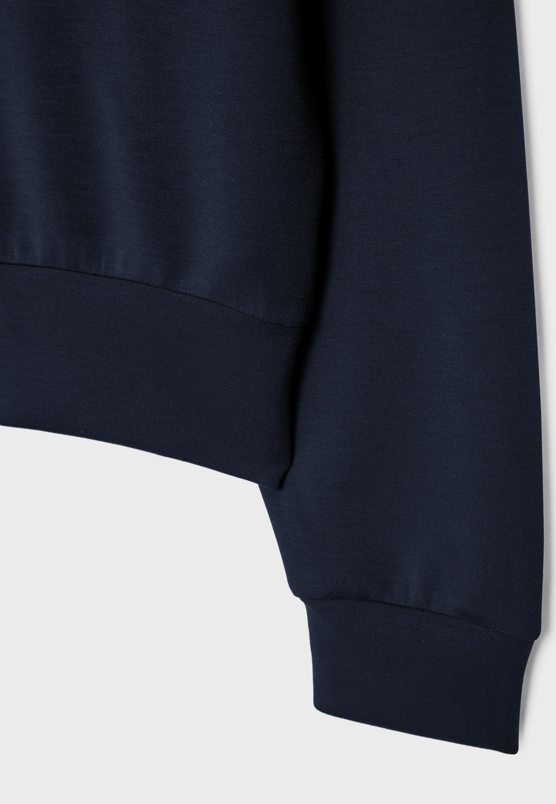 Soft-touch sweatshirt — Navy blue
