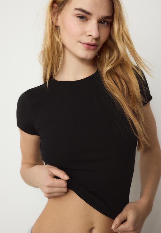 maglietta basic slim fit