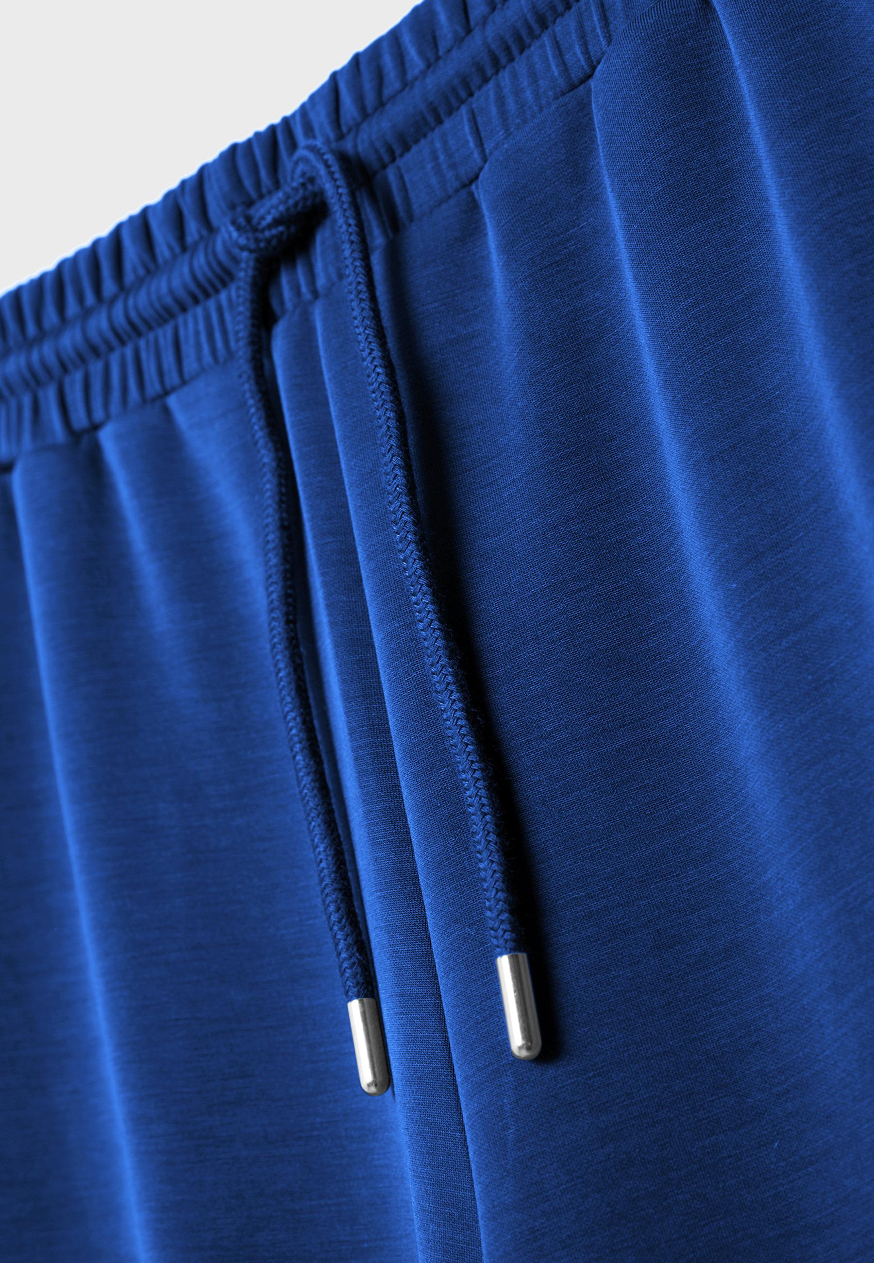 Yumuşak dokulu palazzo jogger pantolon - Görsel 9