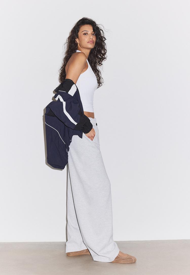 Joggerhose Barrel Grau Melange XS