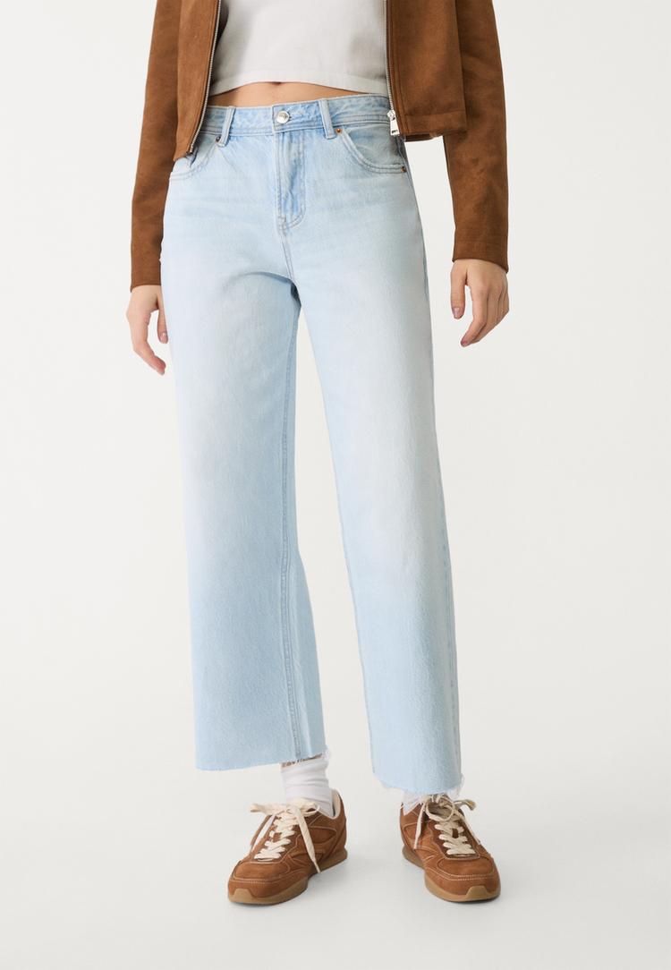 d96 jeans straight cropped