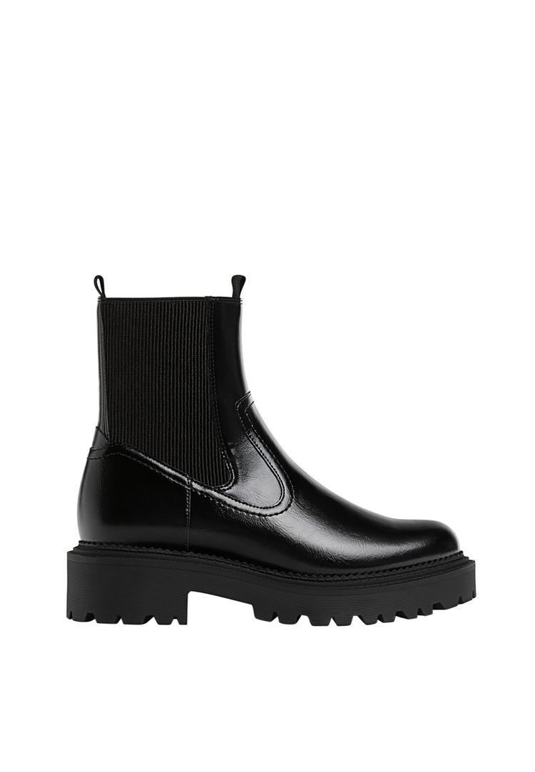 Tenis Stradivarius CuÃ±as Blancas Mujer Stradivarius Botines