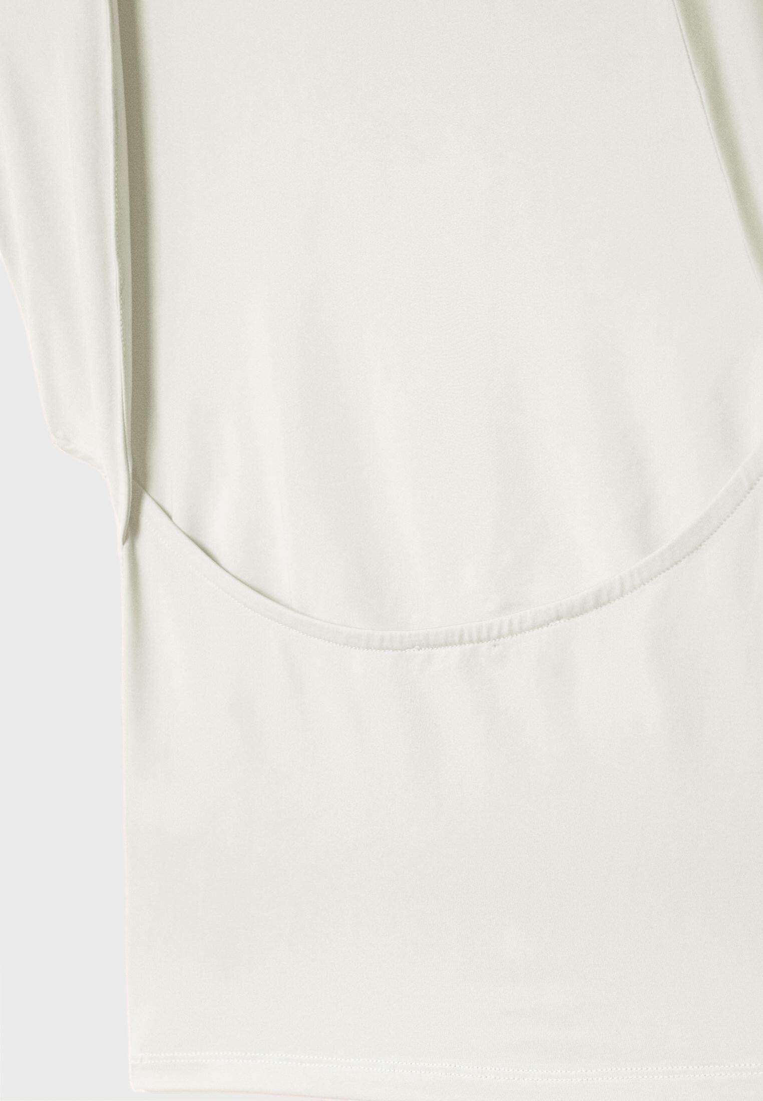Open-back T-shirt — Ecru