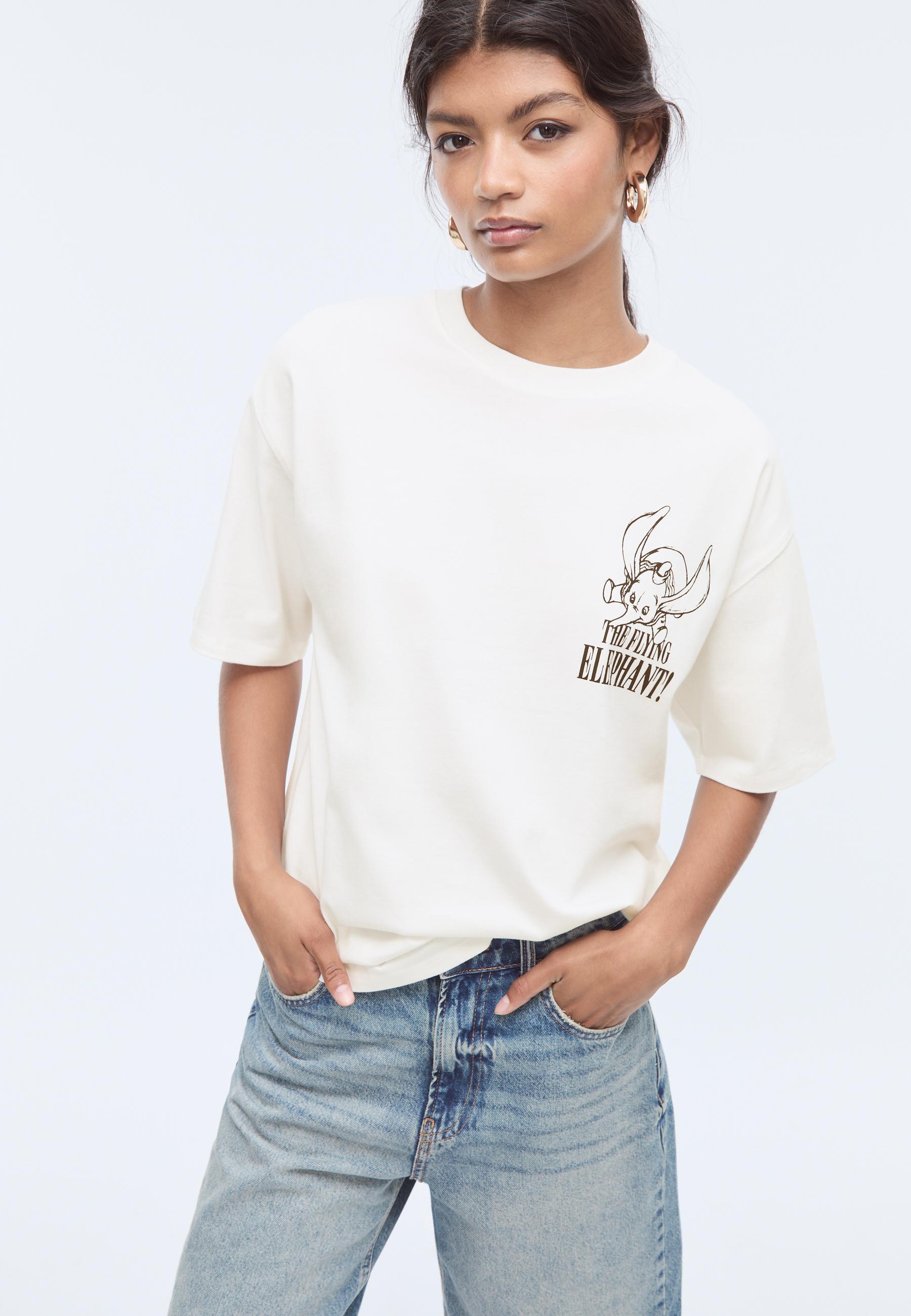 トップス thetoe Dumbo short sleeve shirt Dumbo T Shirt For Men Women, Graphic Print Casual Unisex