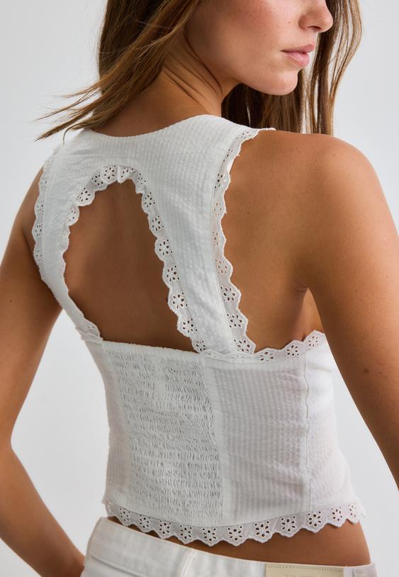 top corset sans manches