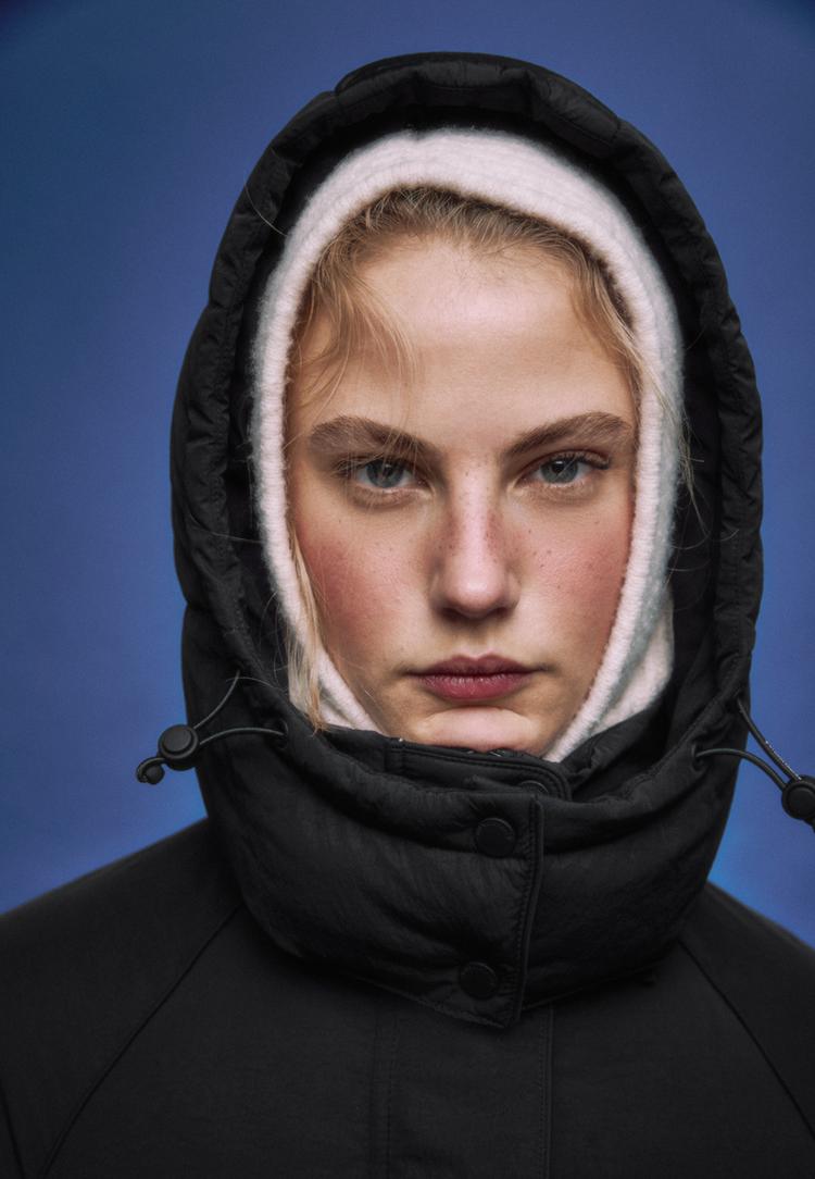 cazadora acolchada capucha