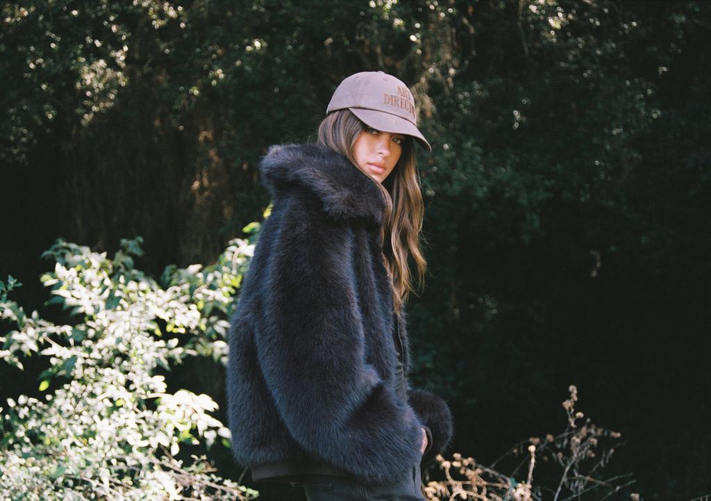 Faux fur jacket