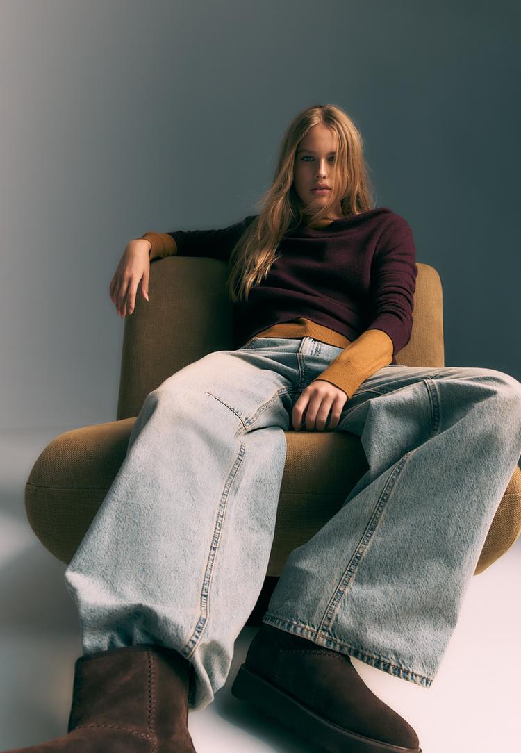 extra soft 100 felt texture fabric sweater