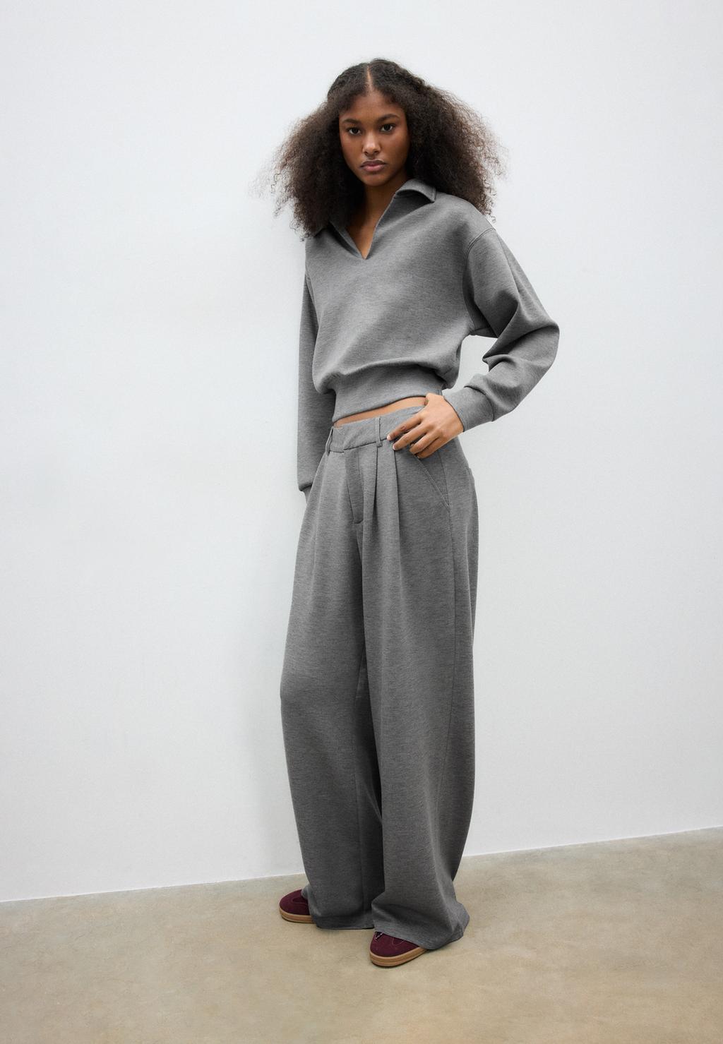 Soft-touch dress trousers