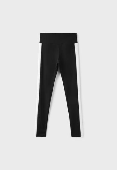 Side-stripe leggings — Black 7