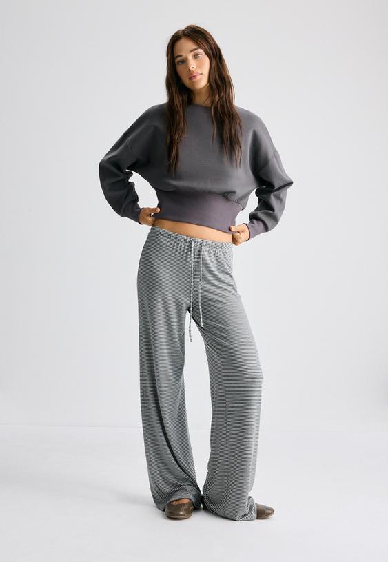 striped slimwaist joggers