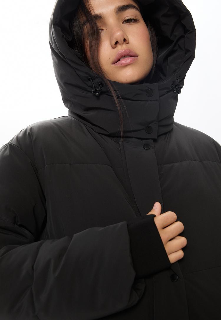 long maxi padded coat