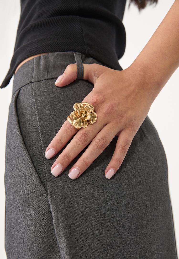 anillo maxi flor