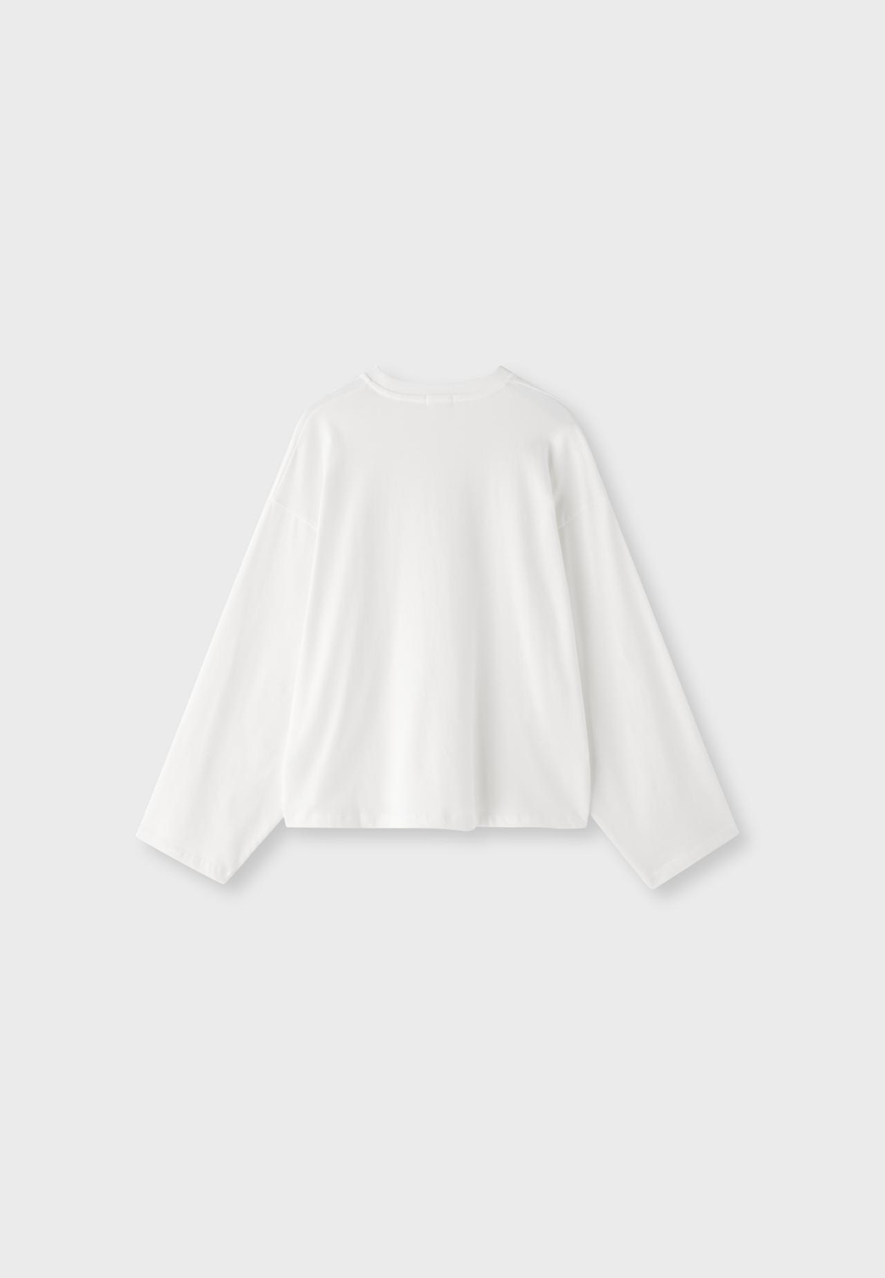 Long sleeve T-shirt — White