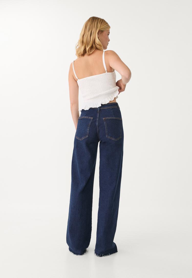 jeans minimal costuras