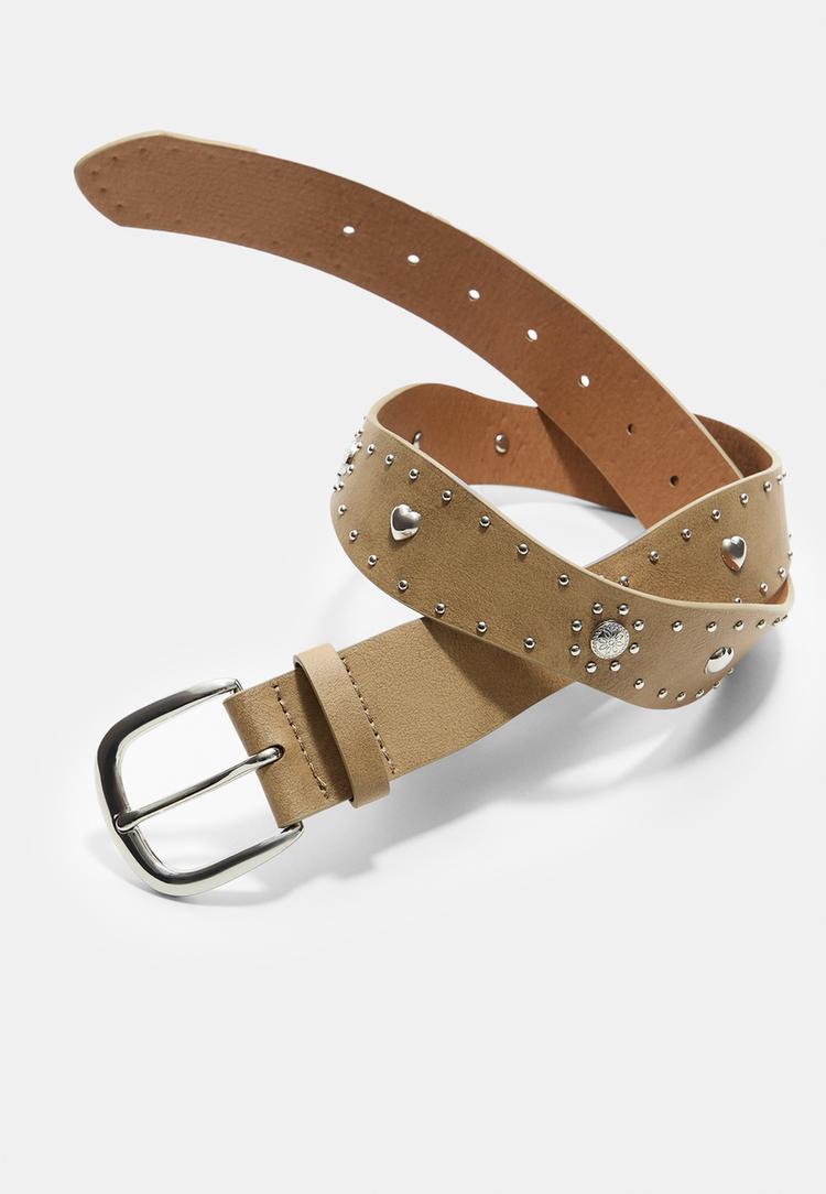 riem met golven en studs
