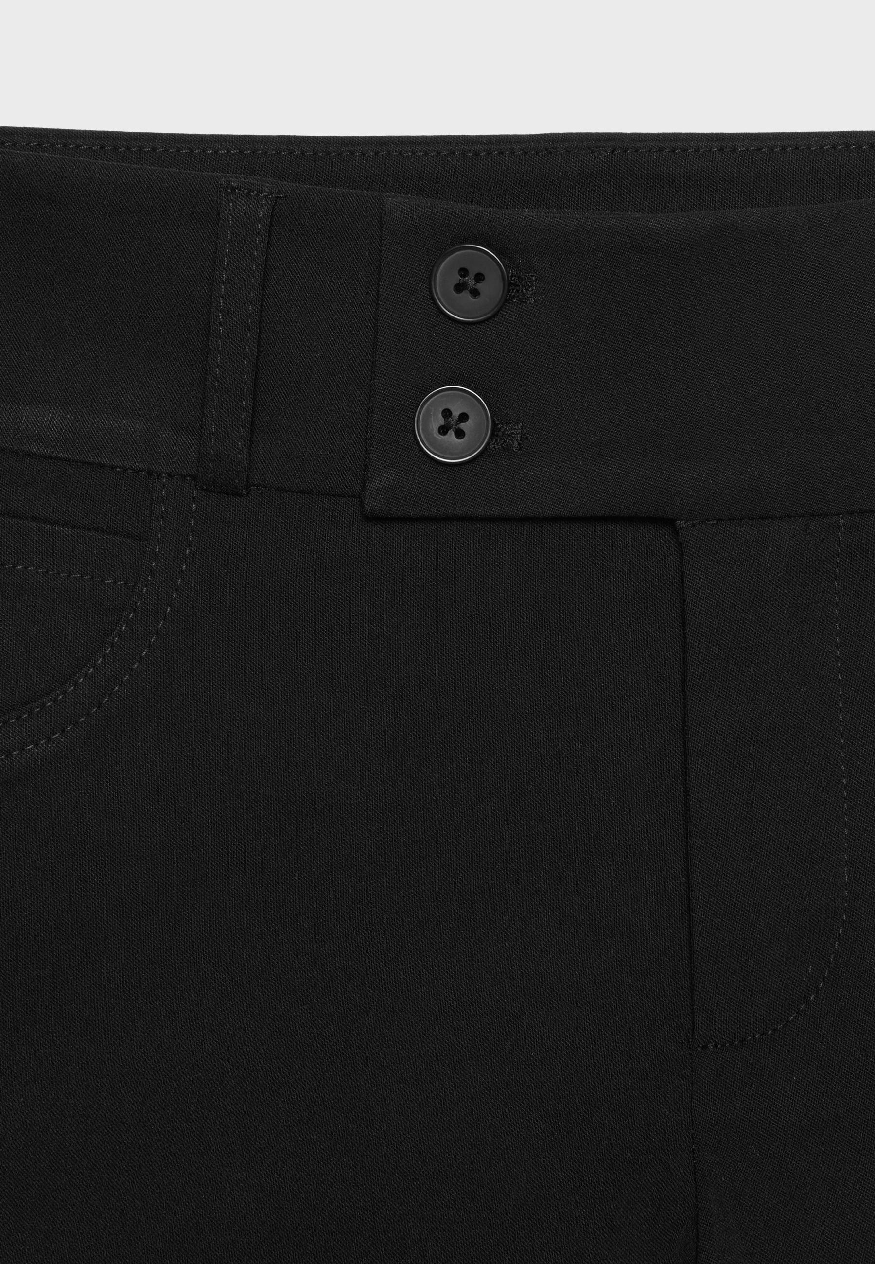 Bengalina mini shorts — Black