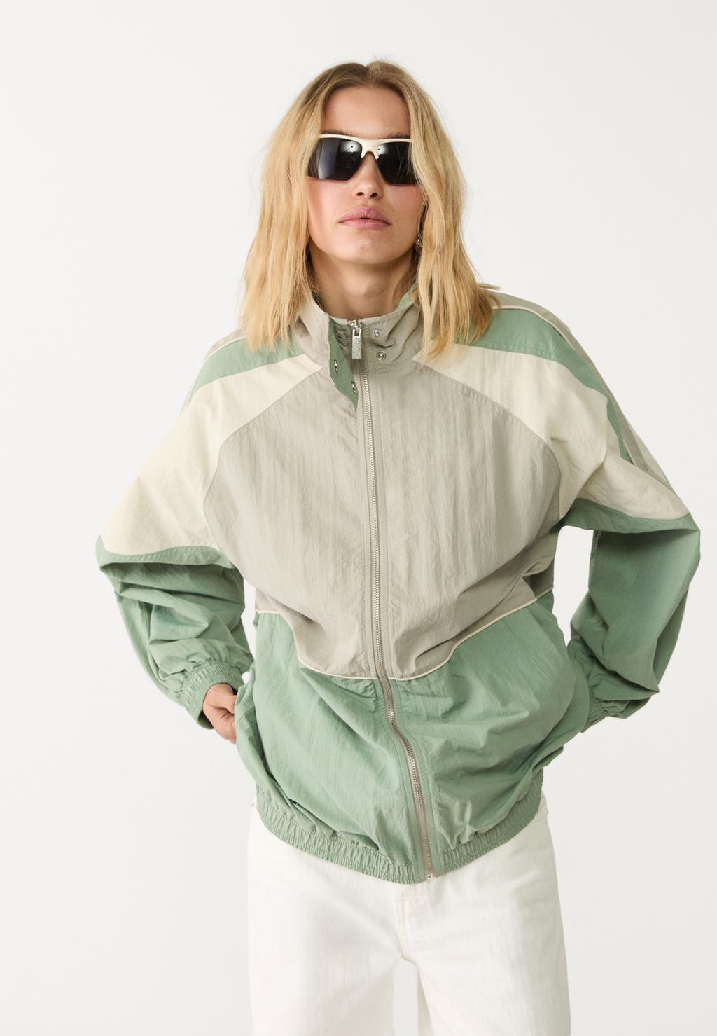 Oversize technical jacket