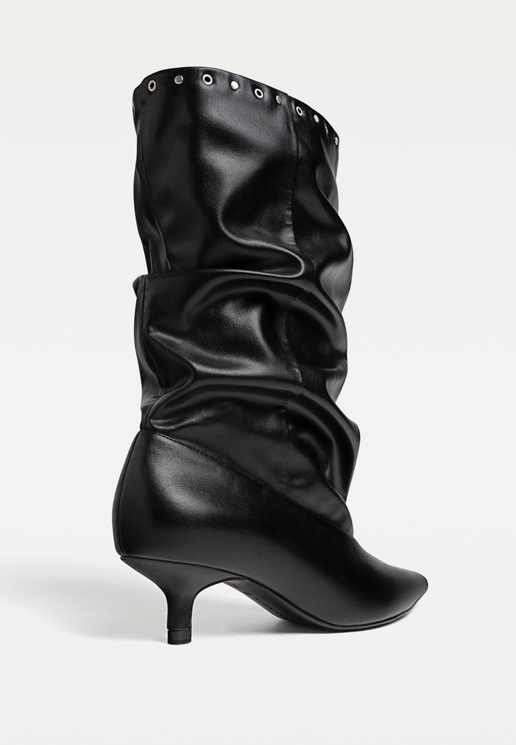 botas slouchy tachas