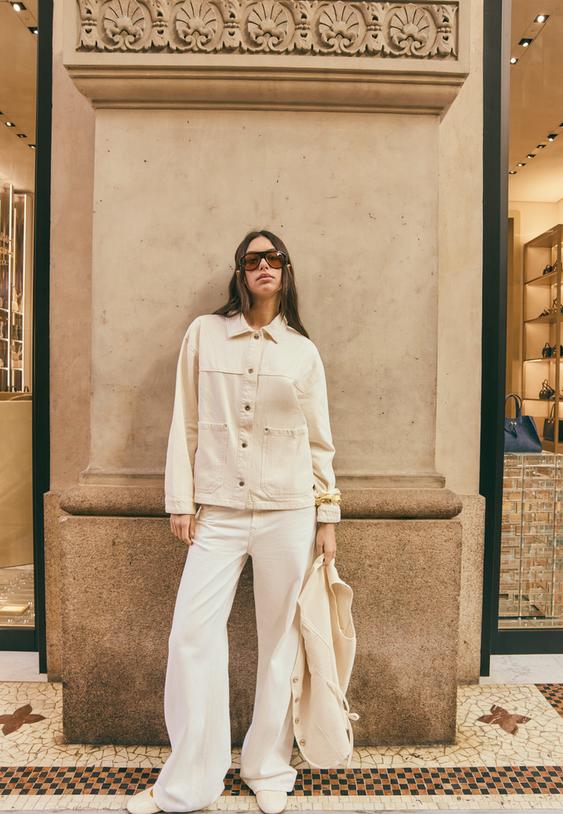 D91 Дънки Със Серж, Ниска Талия И Широк Крачол