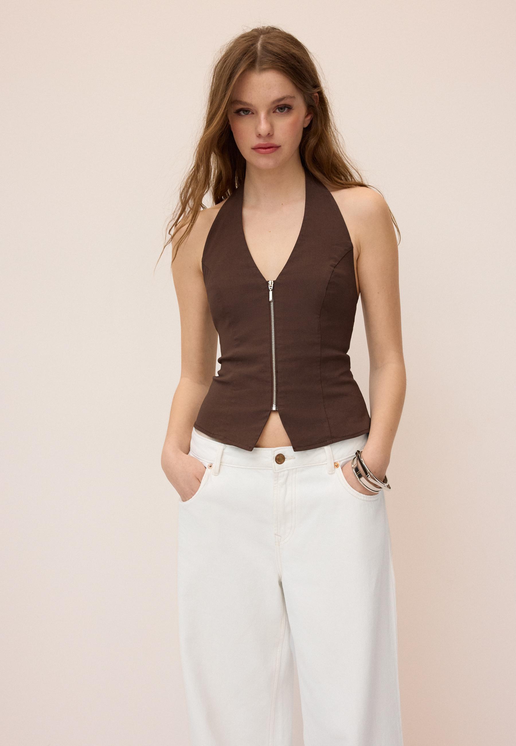 Bengalinden halter yaka üst - Görsel 4