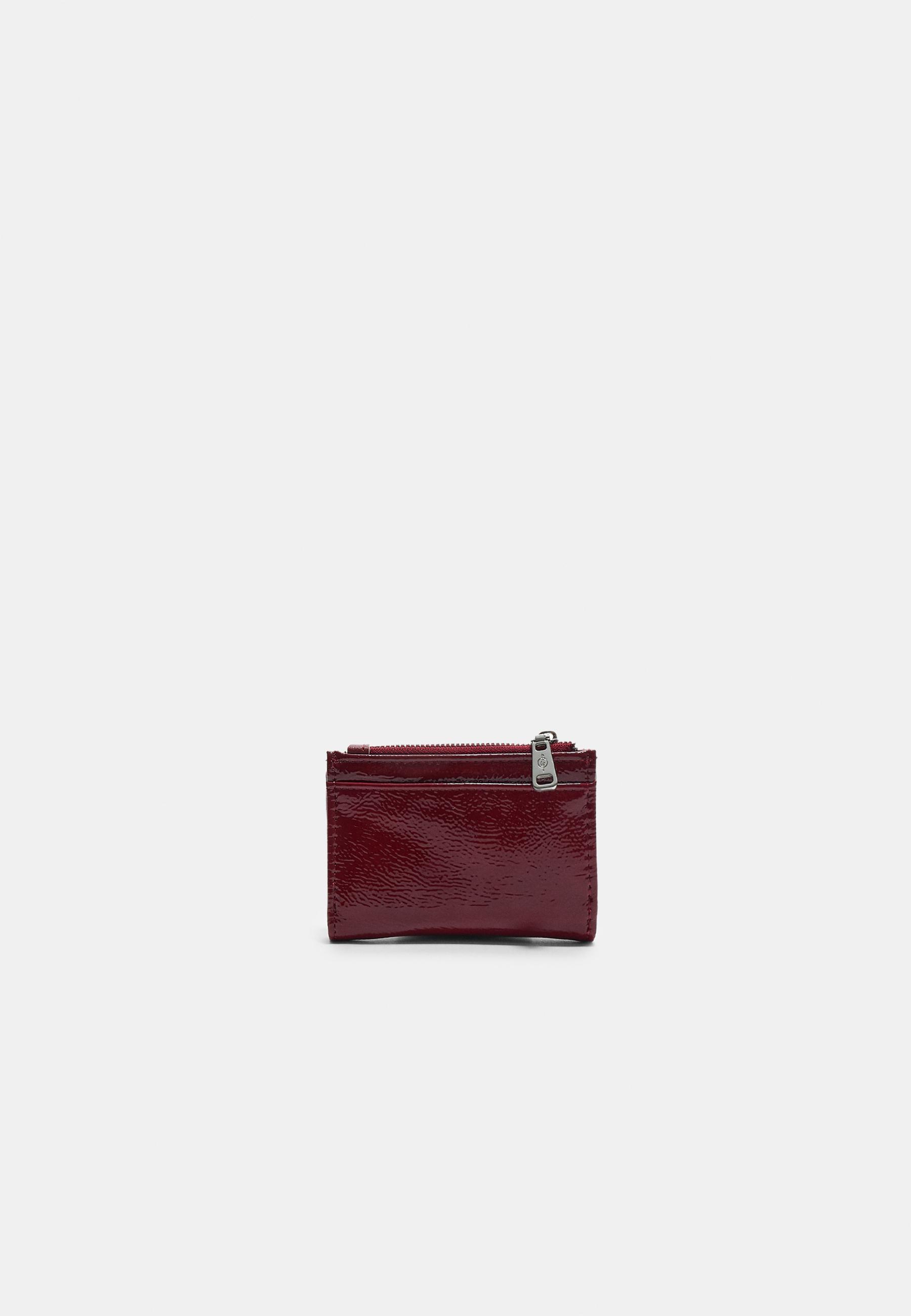 Purse with zip — Red