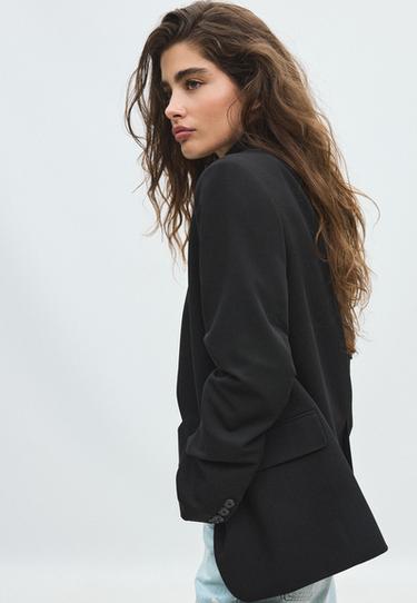 Asymmetric blazer — Black 6