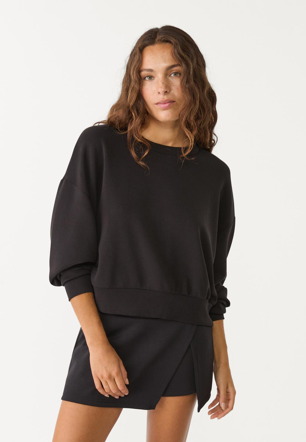 Soft-touch modal sweatshirt