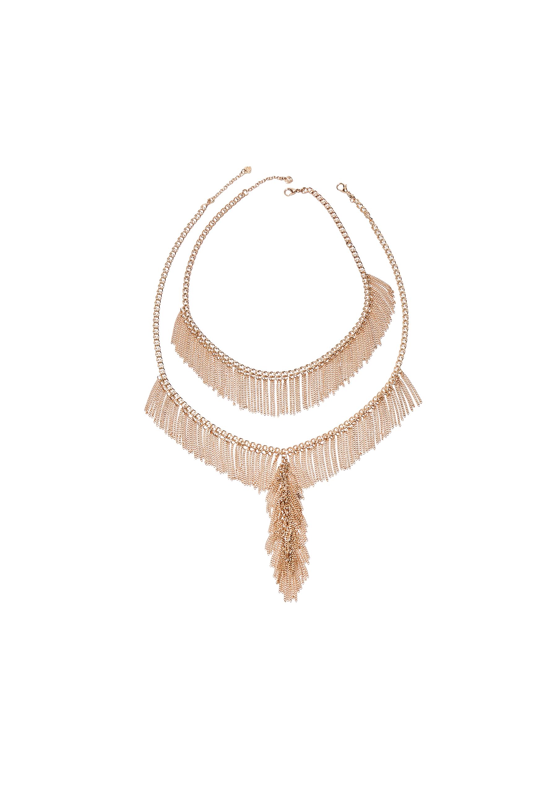 Multi-chain necklace — Gold