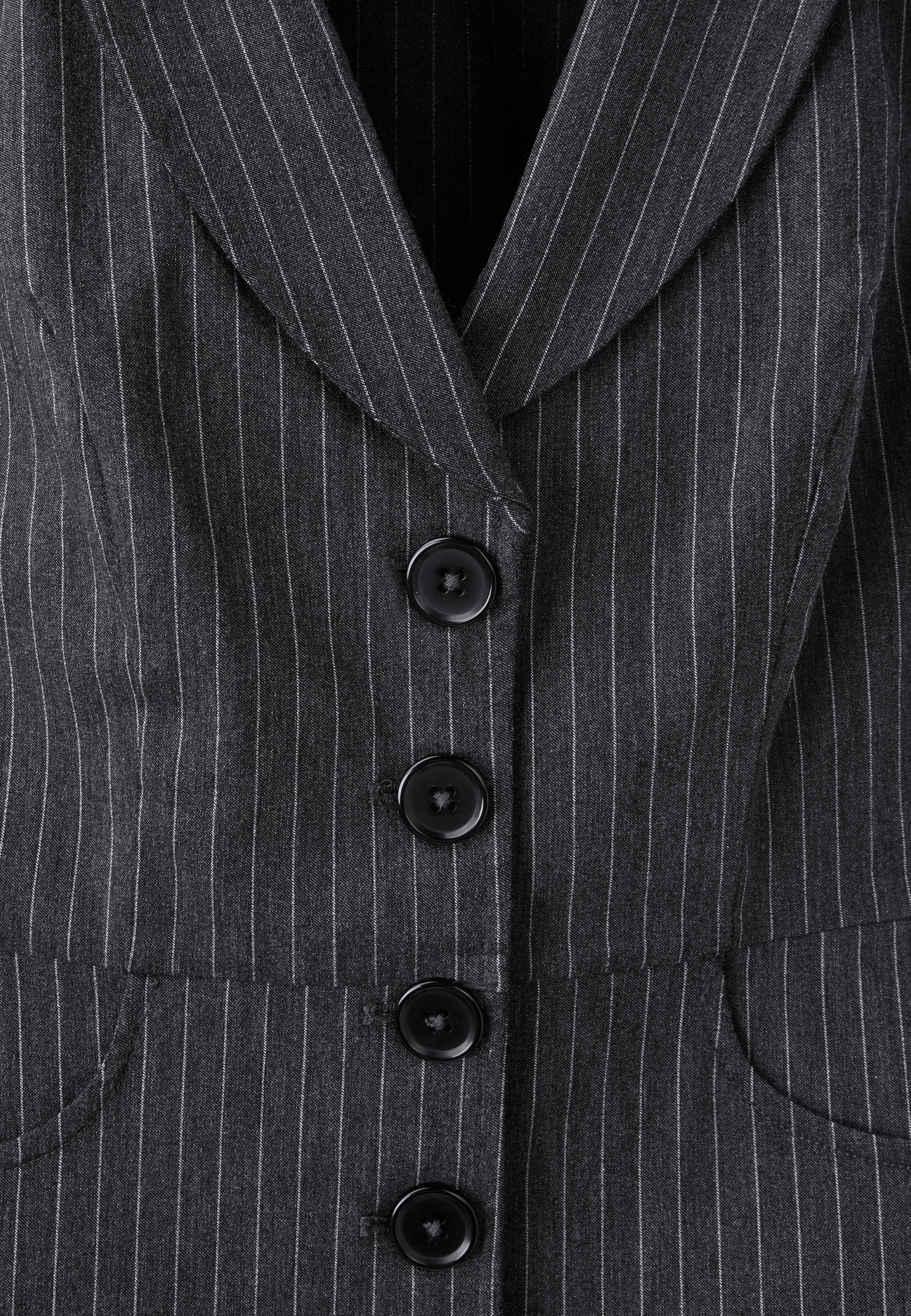 Short sleeve shirt with pockets — Dark grey