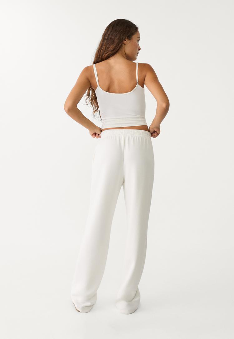 pantalon straight tacto suave