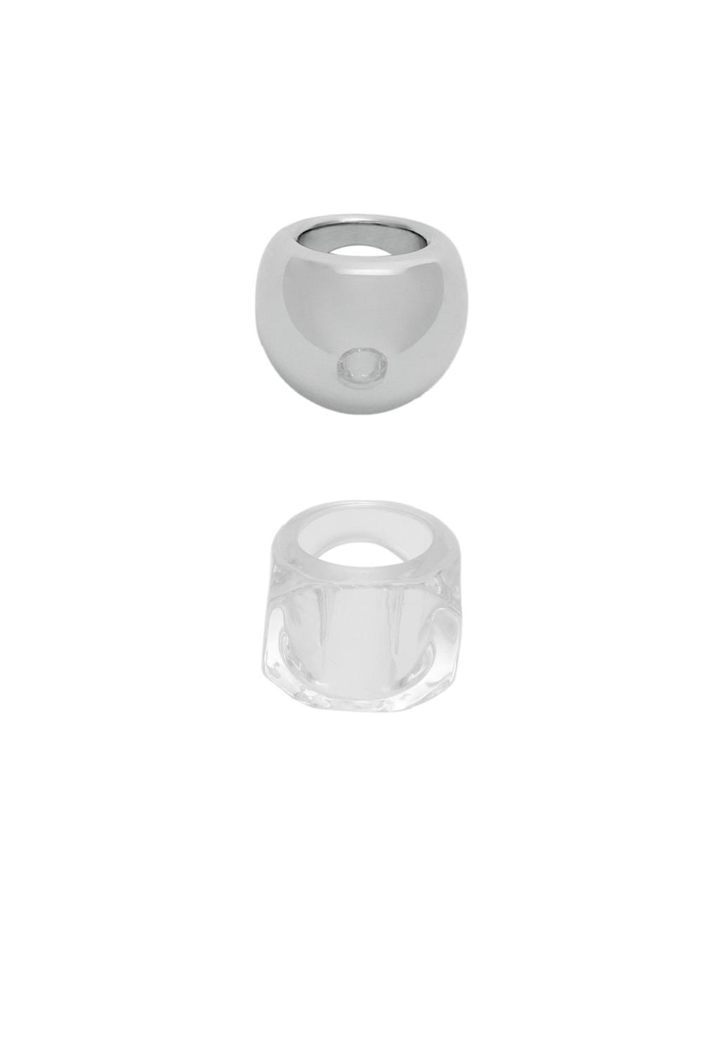Lot de 2 bagues volume
