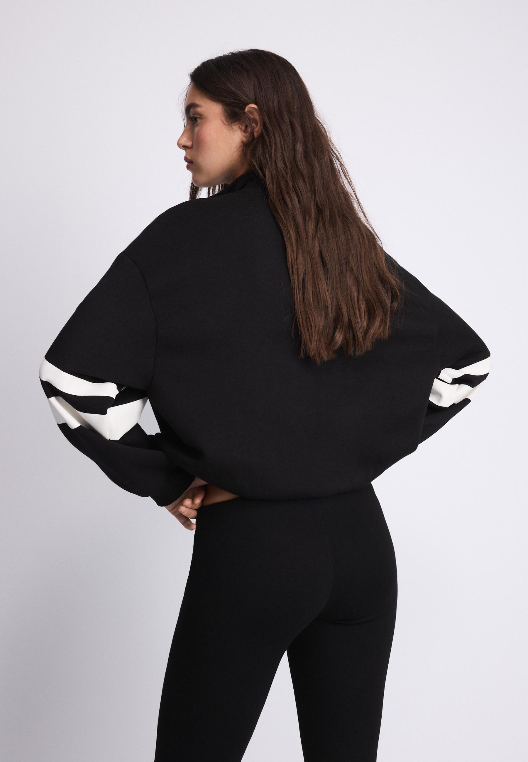 Graphic balloon sweatshirt — Black