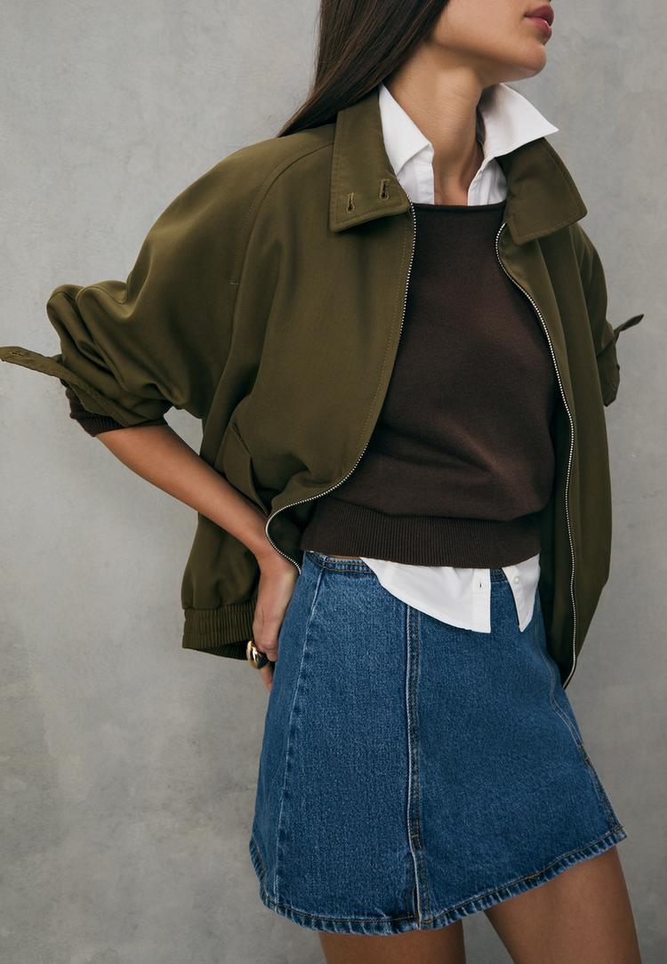 falda pantalon mini aberturas