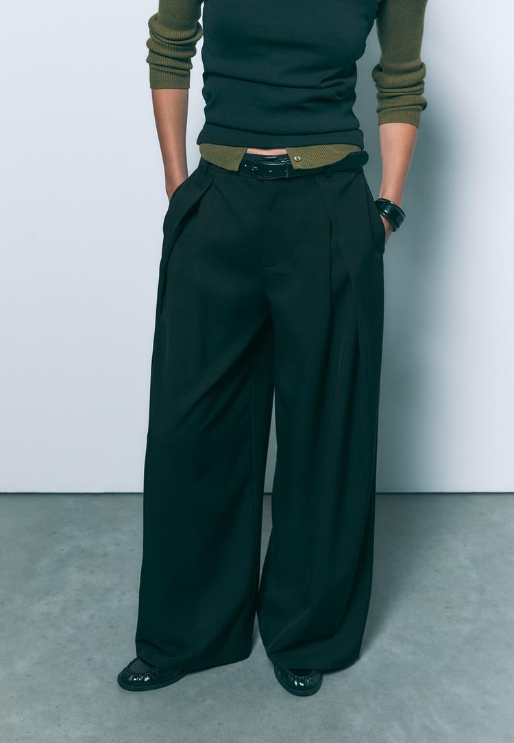 pantalon maxi pinza cinturon