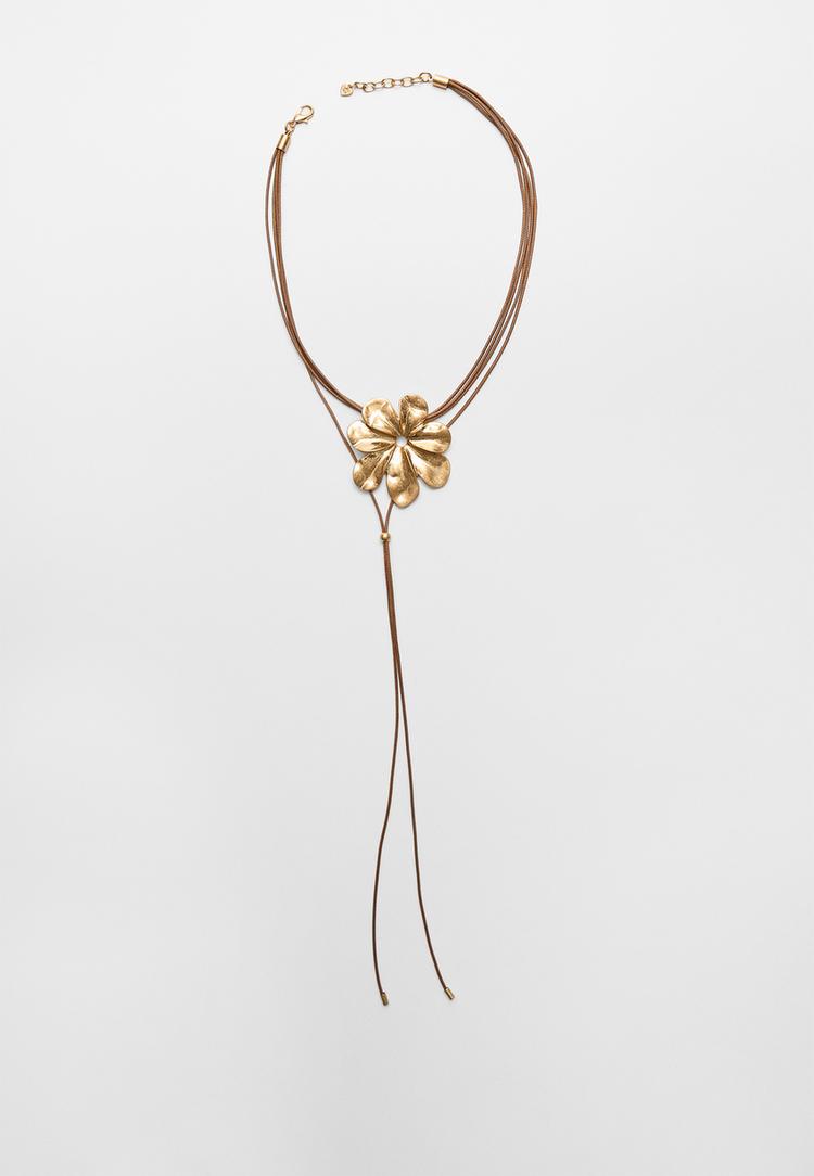 collar cordon flor