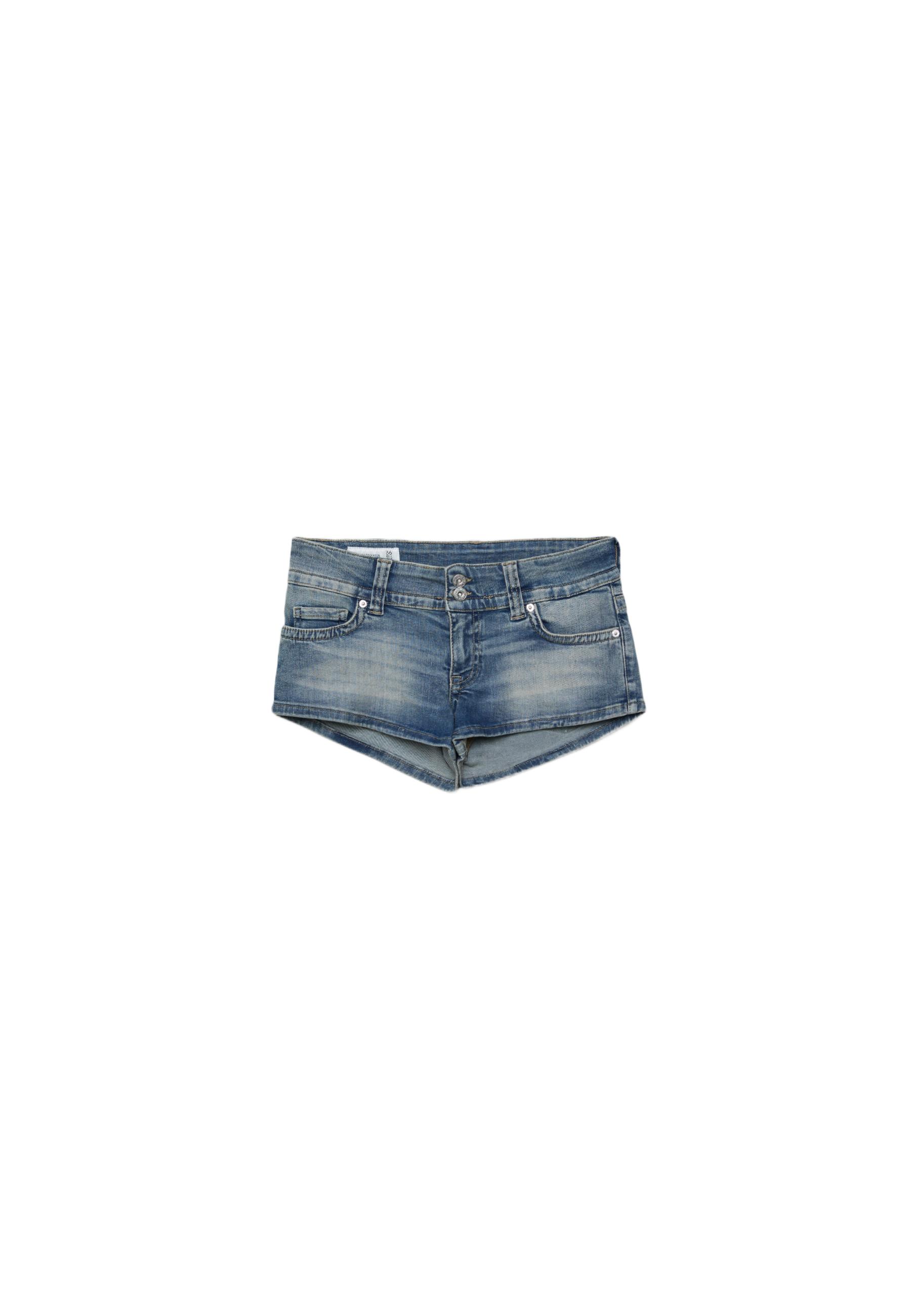 D76 Mikro denim şort - Görsel 16