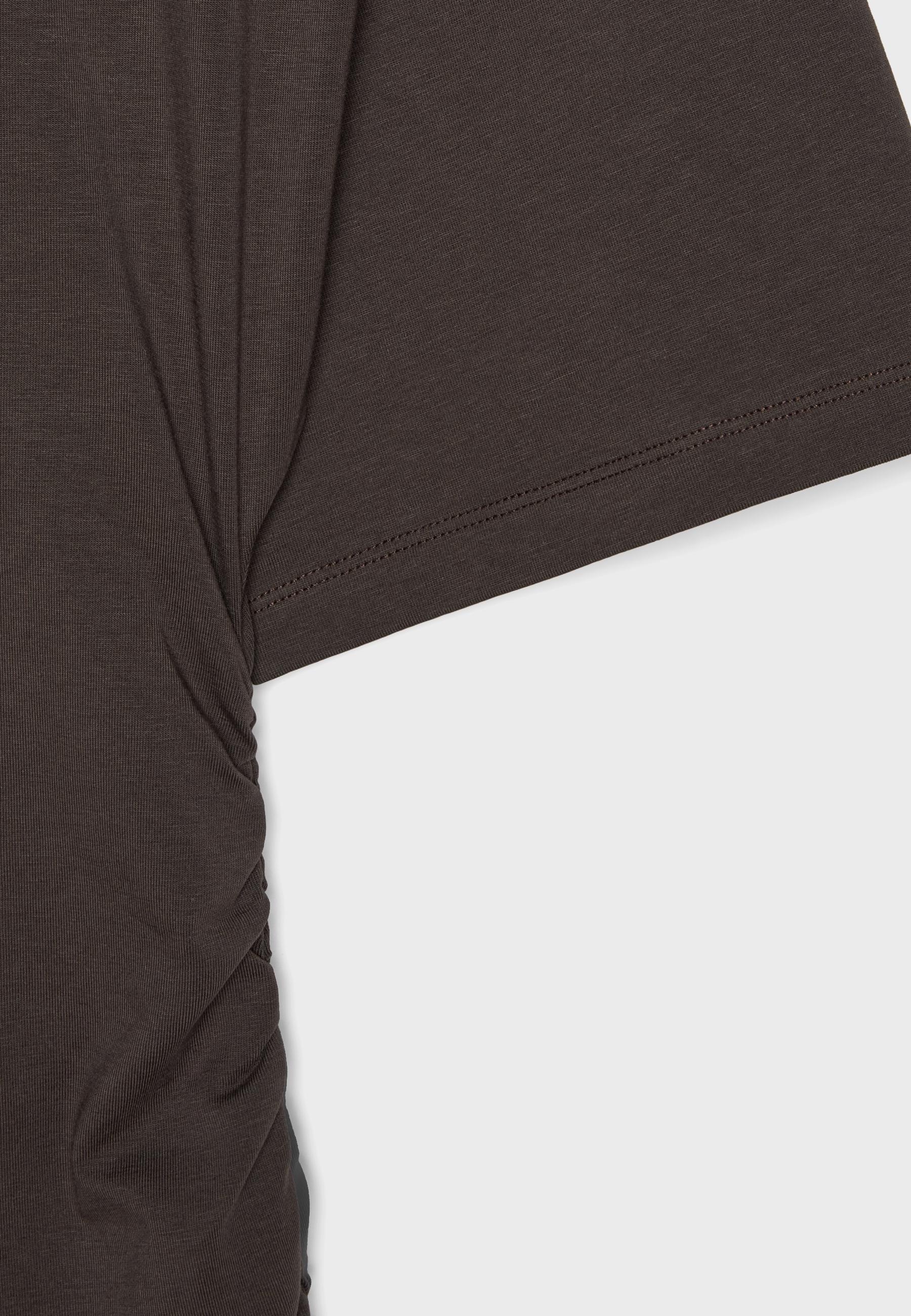 Short T-shirt dress — Brown