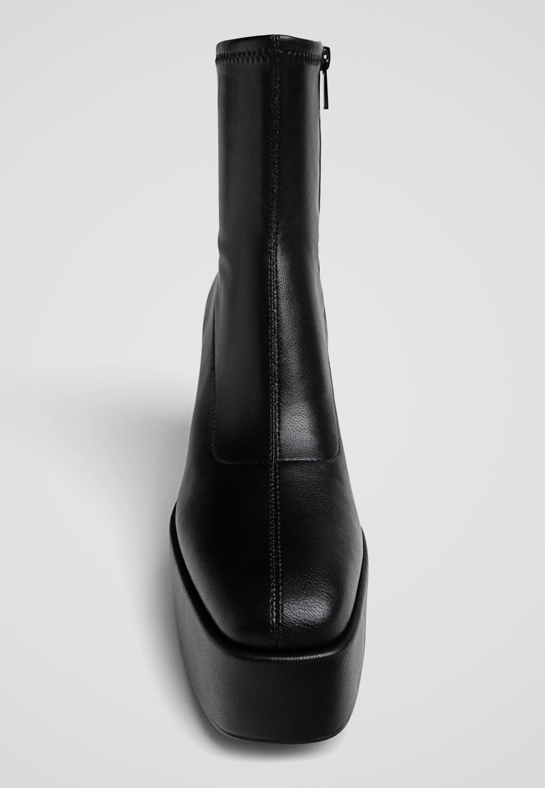 Ankle Boots Plateau Boots Herren Leder Stiefel Herren Stiefel