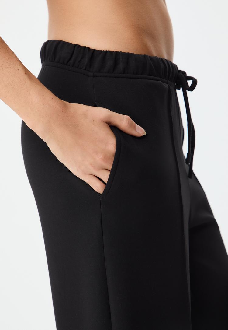 pantalon wide leg nervio tacto suave