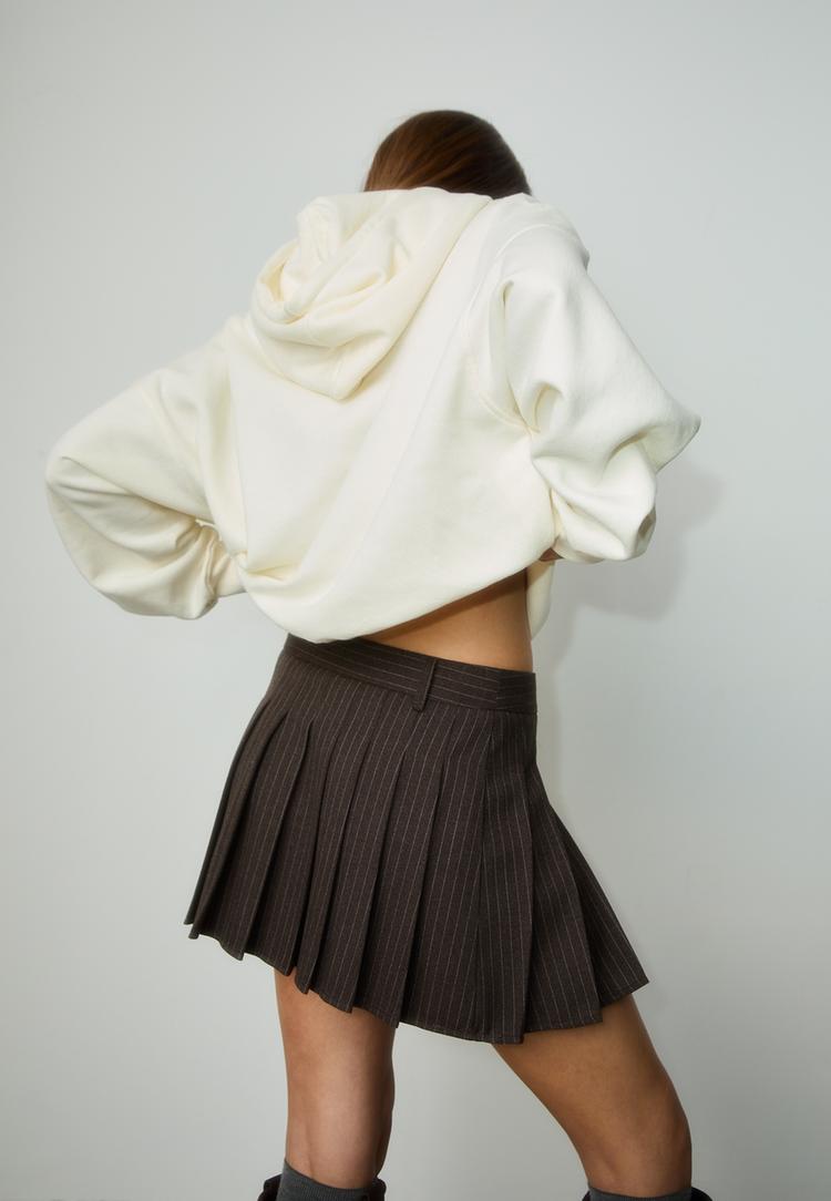 falda mini tablas rayas