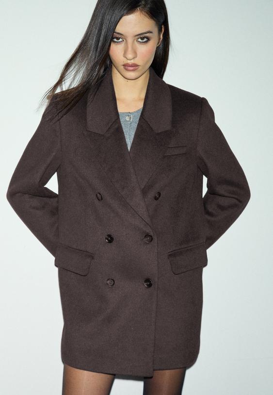 manteau croise regular