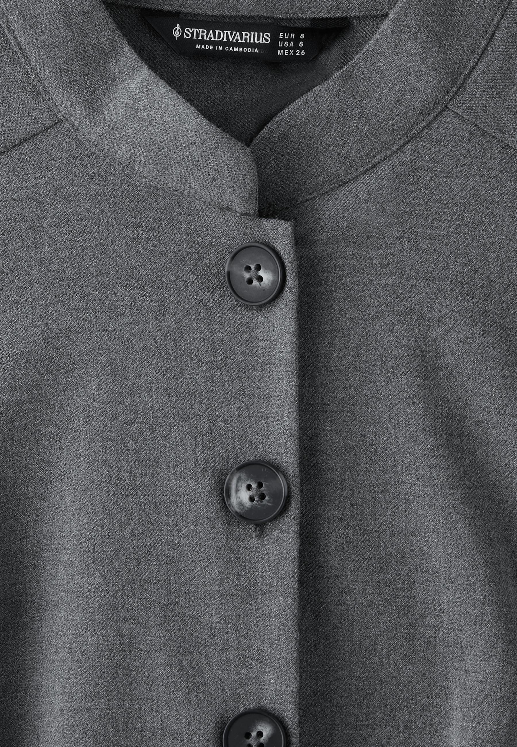 Fitted short sleeve shirt — Grey