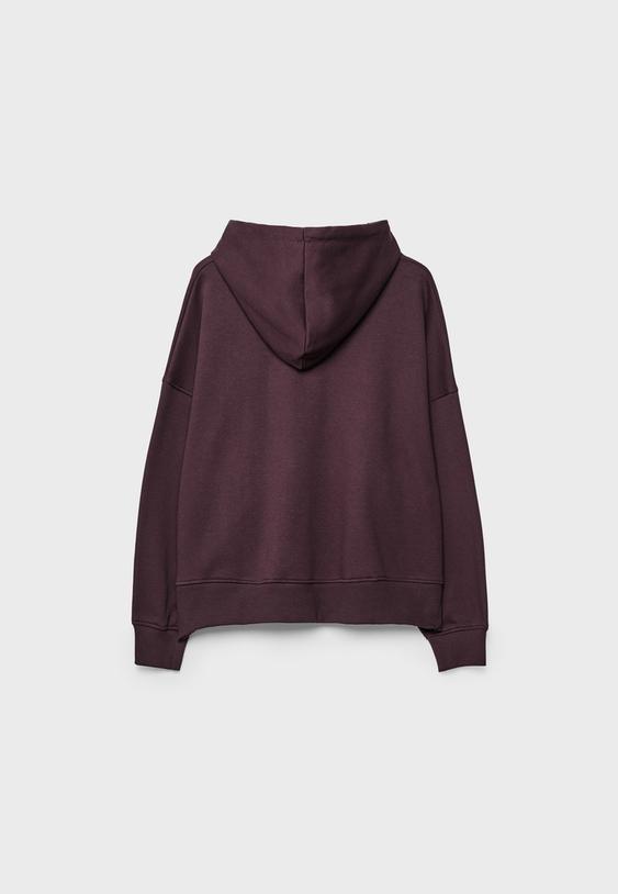 İşlemeli kapüşonlu sweatshirt - Görsel 8