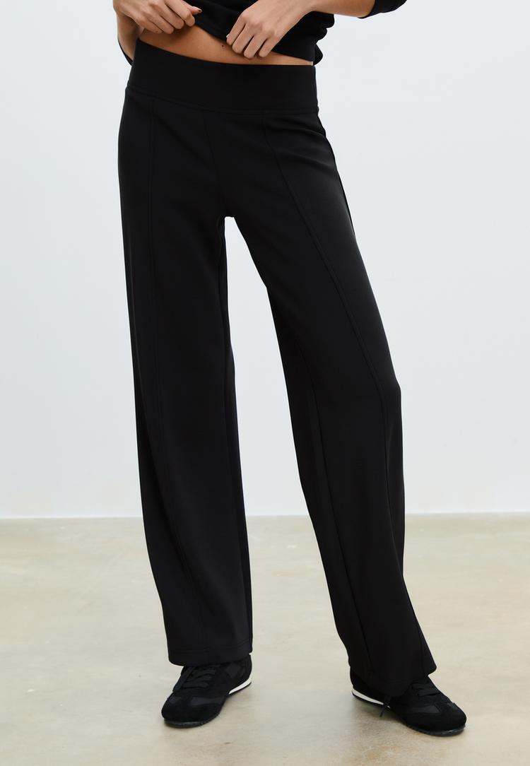 pantalon jogger droit nervure toucher doux