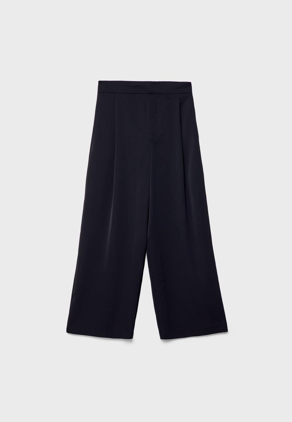 Pantalón culotte vestir pinzas
