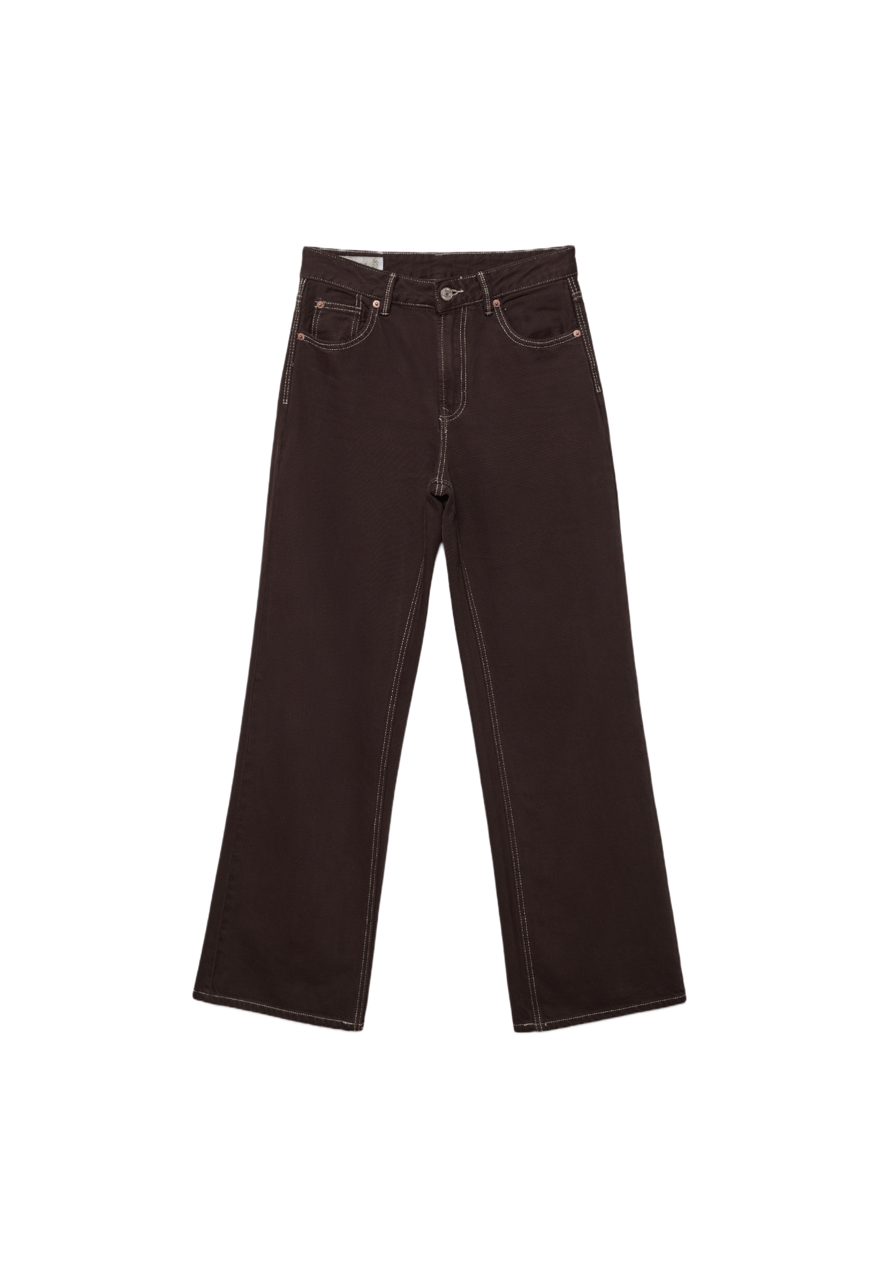D92 straight geniş paça jean - Görsel 9